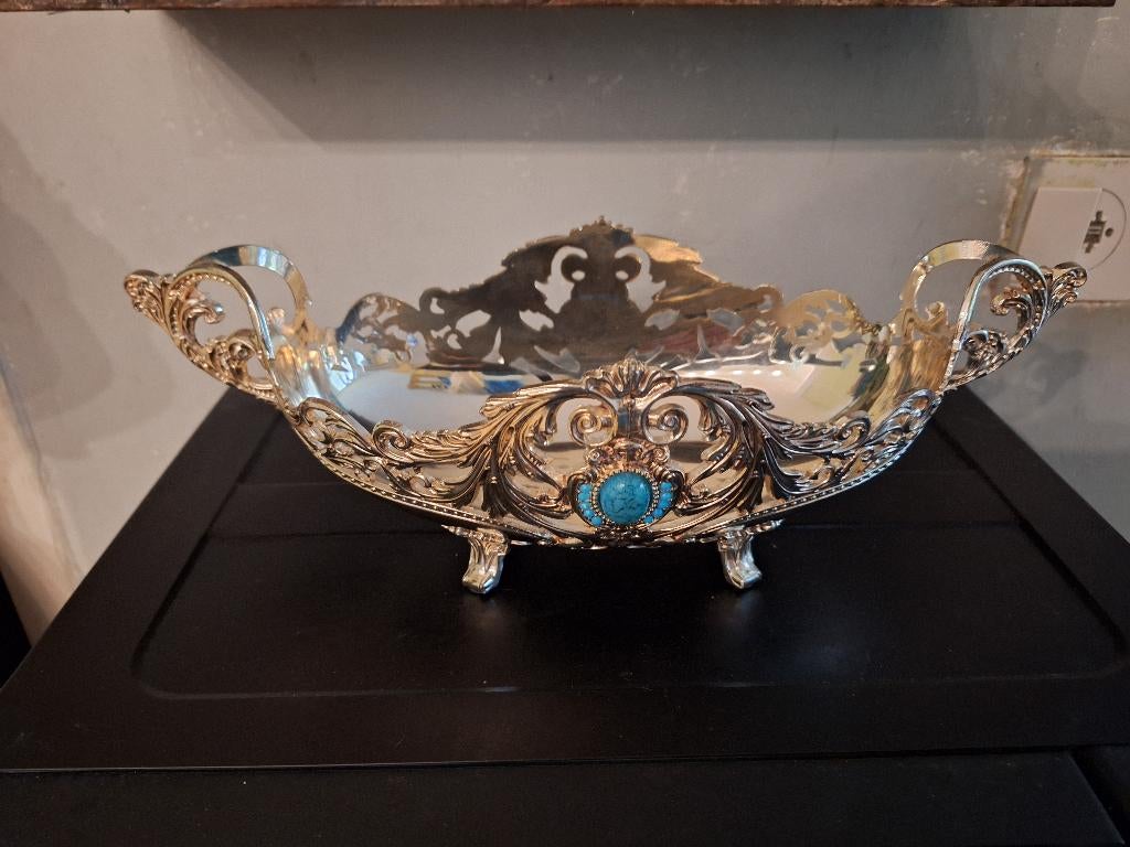Verzilverde schaal, Ophalen of Verzenden
