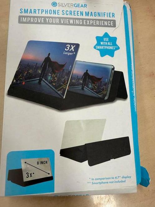 Silvergear Smartphone Schermvergroter 3x, Audio, Tv en Foto, Televisie-accessoires, Nieuw, Ophalen of Verzenden