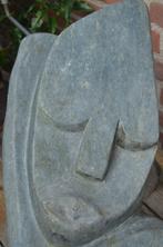 Zimbabwaans beeld Marietje uit Tengenenge, Tuin en Terras, Tuinbeelden, Ophalen, Gebruikt, Steen, Mensenbeeld