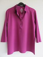Frank Walder magenta shirt met halve mouwen maat 40, Kleding | Dames, Maat 38/40 (M), Ophalen of Verzenden, Zo goed als nieuw