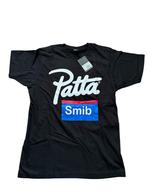 Patta Smib T-Shirt Maat S Zwart, Zwart, Nieuw, Ophalen of Verzenden, Patta