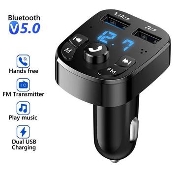 Bluetooth FM Transmitter USB laden + Handsfree bellen,carkit