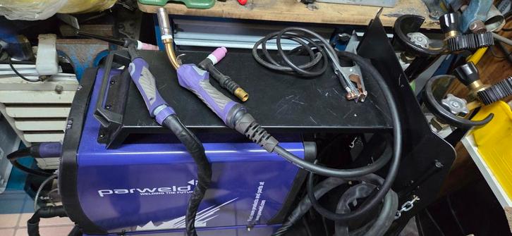 Parweld XTM 211Di 4-in1- COMPLETE LASSET, Doe-het-zelf en Verbouw, Gereedschap | Lasapparaten, Zo goed als nieuw, Overige typen