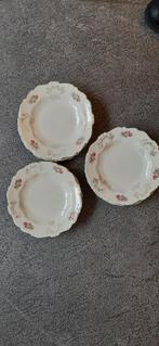 9 vintage gebaksbordjes, Ophalen of Verzenden