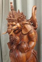 Balinese Ganesha Ghana Houtsnijwerk beeld, Antiek en Kunst, Ophalen of Verzenden