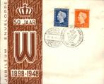 Nederlands Indië - Stempels - Wilhelmina - 1948, Postzegels en Munten, Brieven en Enveloppen | Nederland, Ophalen of Verzenden