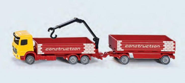 Siku 1797 Vrachtauto + aanghanger, Hobby en Vrije tijd, Modelauto's | 1:87, Nieuw, Bus of Vrachtwagen, SIKU, Ophalen of Verzenden