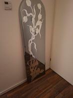 Grote pas spiegel met decor., Huis en Inrichting, Woonaccessoires | Spiegels, Ophalen, Zo goed als nieuw, Rechthoekig, Minder dan 100 cm