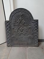 Oude gietijzeren kachelplaat, Ophalen, Zo goed als nieuw, Vrijstaande haard, Houthaard