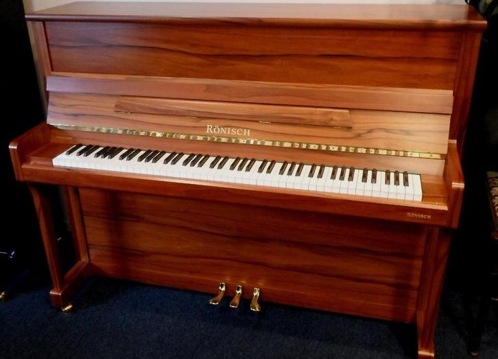 Rönisch 118K piano - Indischer Apfel - Black Friday, Muziek en Instrumenten, Piano's, Nieuw, Piano, Bruin, Hoogglans, Ophalen of Verzenden