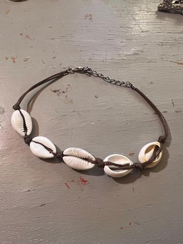 Vintage armband schelpen boho ibiza hippie enkelbandje beschikbaar voor biedingen