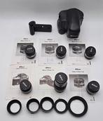 Nikon 6 Vintage Lenzen Set AI en AI-S battery grip en hoes, Ophalen, Gebruikt