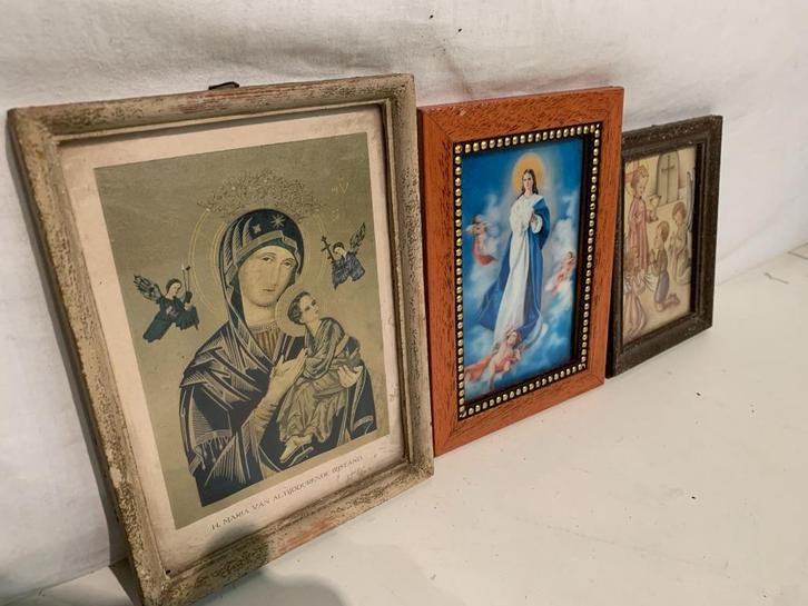 3 christelijke schilderijtjes.1, Boeken, Godsdienst en Theologie, Zo goed als nieuw, Ophalen of Verzenden