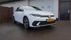 Vw Polo 1.0 TSI 110pk Dsg 3x R-Line CarPlay-IQ-Pano-Virtual, Electronic Stability Program (ESP), Zwart, Leder en Stof, Wit
