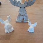 3 rendieren 1 hout ,2 stenen, Diversen, Ophalen of Verzenden, Zo goed als nieuw