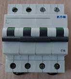 Eaton installatieautomaat 4P, 16A, C-karakteristiek, Doe-het-zelf en Verbouw, Elektra en Kabels, Ophalen of Verzenden, Nieuw, Overige typen
