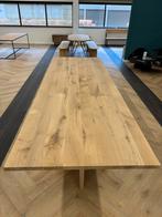 Unieke eiken tafel 330x120cm, Ophalen, Nieuw, 50 tot 100 cm, Vijf personen of meer