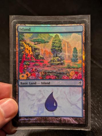 MTG Island Foil - Ron Spears - Zeer Goed! beschikbaar voor biedingen