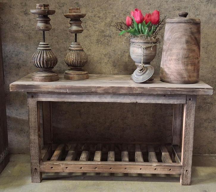 Hal schoenen/bankje Georgia, Huis en Inrichting, Tafels | Sidetables, Nieuw, 25 tot 50 cm, 100 tot 150 cm, Rechthoekig, Ophalen of Verzenden