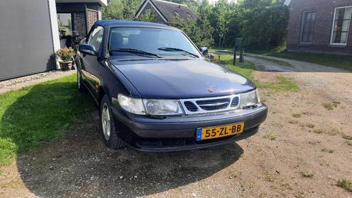 Saab 9-3 2.0 T Cabrio 2000 Blauw, Auto's, Saab, Bedrijf, Saab 9-3, Benzine, Cabriolet, Handgeschakeld, Geïmporteerd, Blauw, Zwart