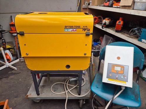 Lombardini diesel noodgenerator 6,4 KVA elec start 230/400v, Doe-het-zelf en Verbouw, Motoren, Zo goed als nieuw, Dieselmotor