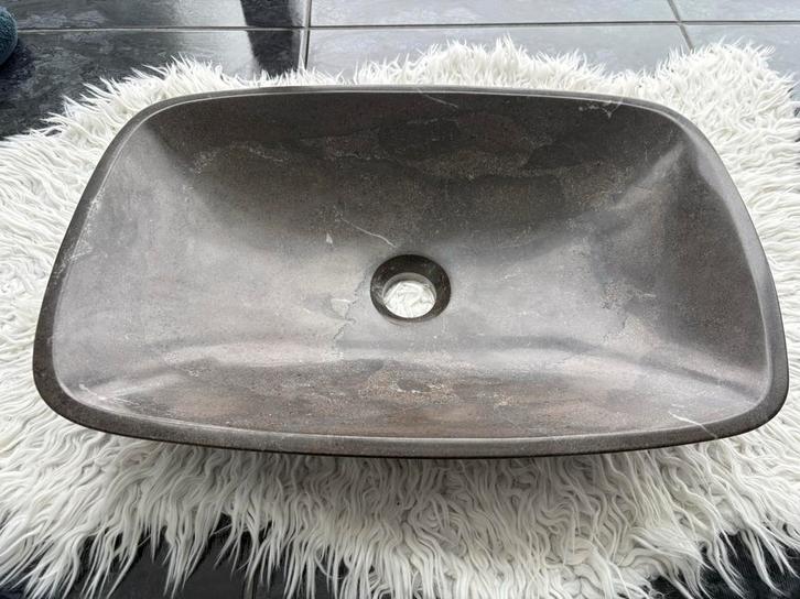 Nieuwe natuurstenen waskommen 50x33cm, Doe-het-zelf en Verbouw, Sanitair, Nieuw, Wastafel, Ophalen of Verzenden