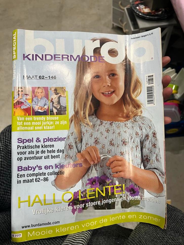 Burda Kindermode Tijdschrift 62-146, Hobby en Vrije tijd, Kledingpatronen, Gebruikt, Overige typen, Kind, Burda, Ophalen of Verzenden