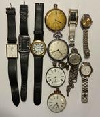 Diverse Horlogecollectie - Pols- & Zakhorloges, Sieraden, Tassen en Uiterlijk, Horloges | Antiek, Overige merken, Staal, Met bandje
