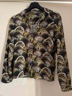 Geisha Blouse Groen/Grijs met gouden draad maat S, Ophalen of Verzenden, Zo goed als nieuw, Maat 36 (S), Groen