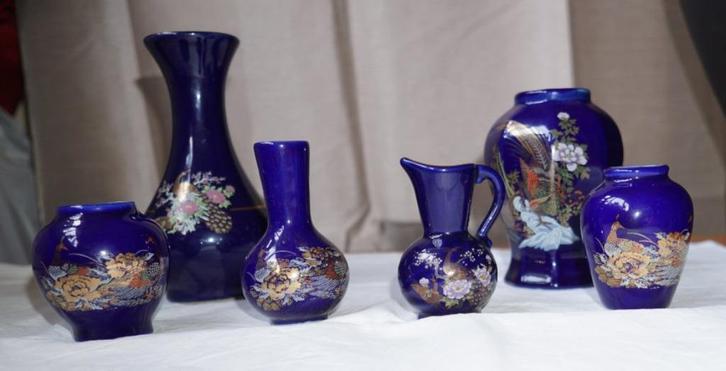 Vaasjes, italiaans en chinese, Huis en Inrichting, Woonaccessoires | Overige, Zo goed als nieuw, Ophalen