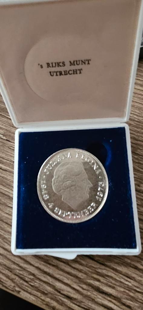 Zilveren Tien gulden Juliana 1973 Prooflike, Postzegels en Munten, Munten | Nederland, Losse munt, 10 gulden, Koningin Juliana
