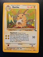 Raichu holo fossil 14/62, Hobby en Vrije tijd, Verzamelkaartspellen | Pokémon, Ophalen of Verzenden, Gebruikt, Losse kaart, Foil