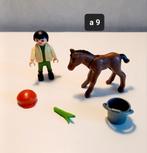 Playmobil jongetje met veulen als nieuw, Ophalen of Verzenden, Zo goed als nieuw, Complete set