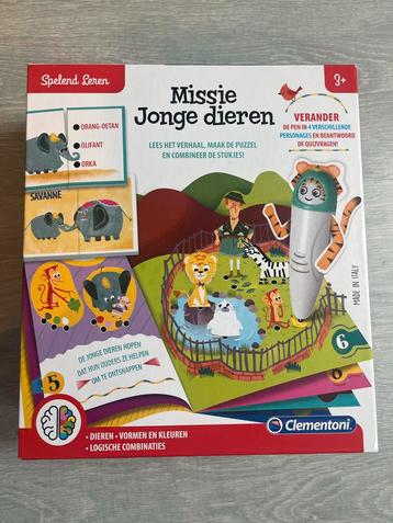 Missie Jonge Dieren Puzzelspel Clementoni beschikbaar voor biedingen