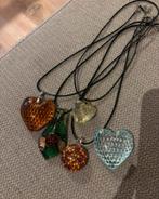 glazen ketting, Bruin, Ophalen of Verzenden, Zo goed als nieuw, Overige materialen