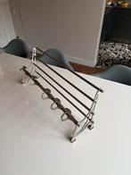 Antieke Franse wandkapstok met 5 haken, Gebruikt, Minder dan 100 cm, Metaal, Ophalen