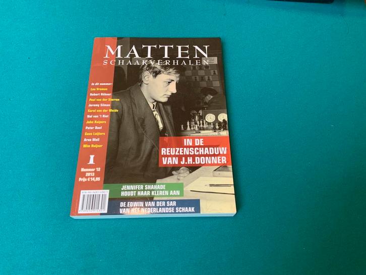 Schaken schaakboek Matten nr. 13  uit 2013, Boeken, Sportboeken, Nieuw, Denksport, Ophalen of Verzenden