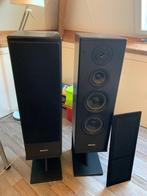 Speakers - Philips FB 820, Front, Rear of Stereo speakers, Philips, Gebruikt, 120 watt of meer