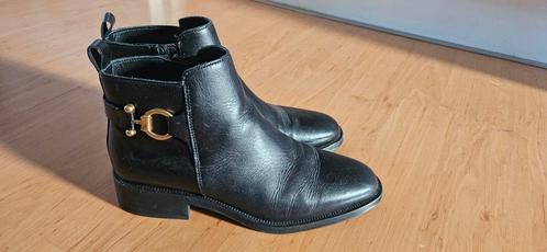 Leren zwarte schoenen maat 39, Kleding | Dames, Schoenen, Zo goed als nieuw, Zwart, Ophalen of Verzenden