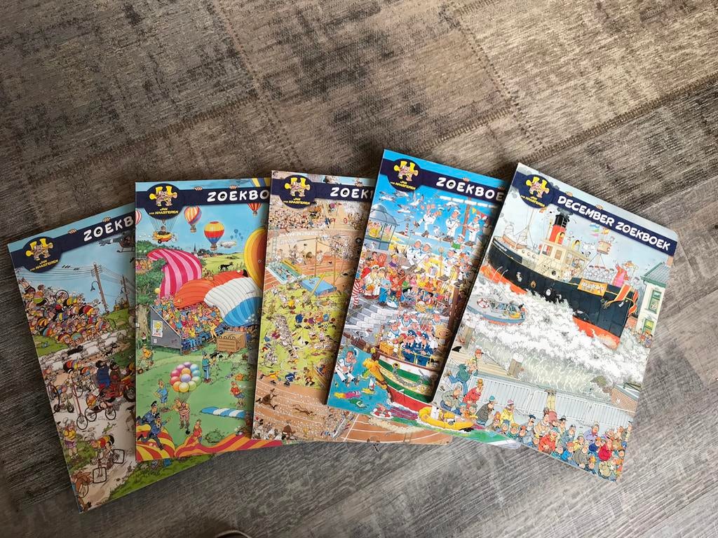 Jan van Haasteren,zoekboeken, Ophalen, Zo goed als nieuw