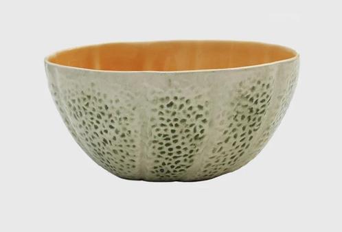 Bordallo Pinheiro Cantaloupe kom 15 cm faience schaaltje, Huis en Inrichting, Keuken | Servies, Nieuw, Kom(men), Overige stijlen