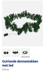 2 stuks guirlande dennentakken met lampjes., Ophalen