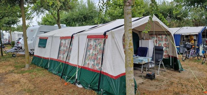 Alpen Kreuzer parade 8 persoons vouwwagen + extra's, Caravans en Kamperen, Tenten, meer dan 6, Gebruikt, Ophalen