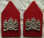 Kraagspiegels, Emblemen, DT2000, Korps Nationale Reserve.(3), Ophalen of Verzenden, Landmacht, Nederland, Embleem of Badge