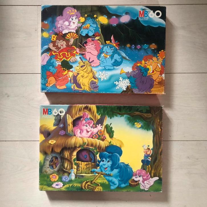 Troeliewoelies puzzels jaren 80, Verzamelen, Speelgoed, Zo goed als nieuw, Ophalen of Verzenden