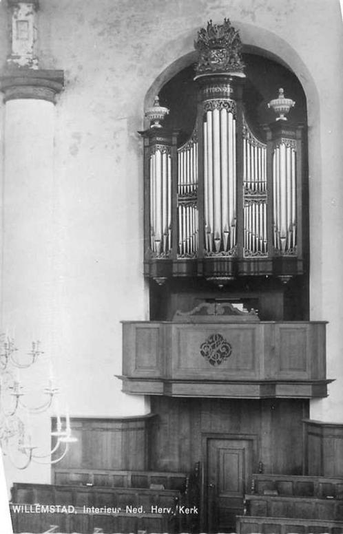 (377-424-005) Willemstad Interieur NH Kerk, Verzamelen, Ansichtkaarten | Nederland, Noord-Brabant, Verzenden