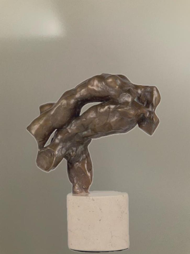 GEZOCHT bronzen beeld van Kees Verkade €1500 - €4000., Antiek en Kunst, Antiek | Koper en Brons, Brons, Ophalen