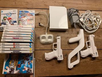Wii met diverse extras en spellen beschikbaar voor biedingen