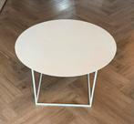 Ijzeren witte tafel van ‘k willem in huis, Huis en Inrichting, Ophalen, 100 tot 150 cm, Rond, 50 tot 100 cm