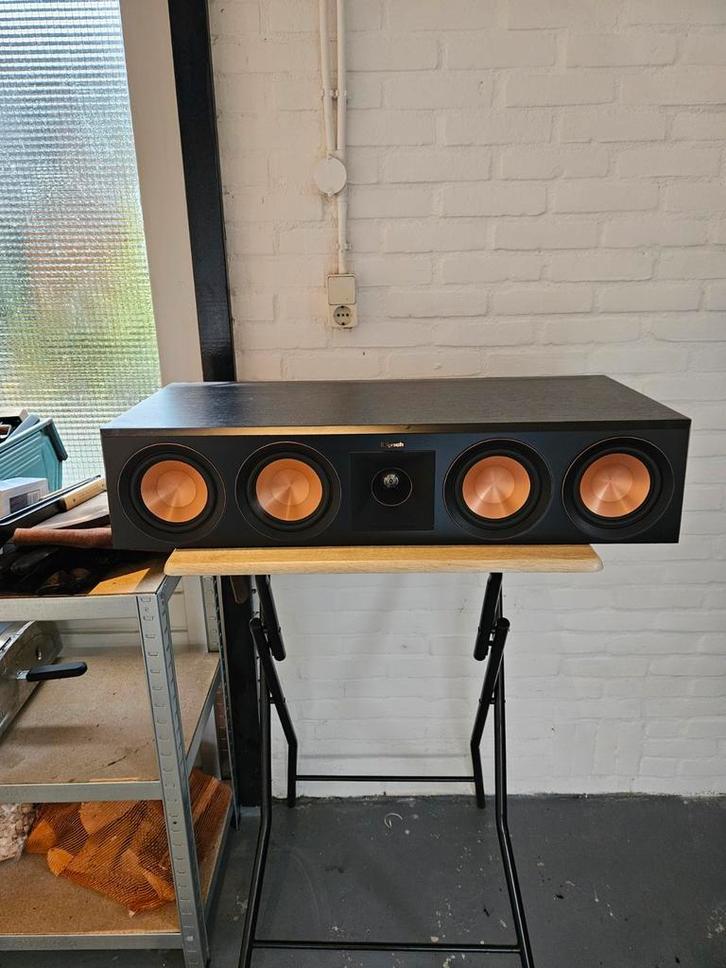 Klipsch RP-504C Center Speaker - Ebony, Audio, Tv en Foto, Luidsprekers, Zo goed als nieuw, Center speaker, 120 watt of meer, Overige merken